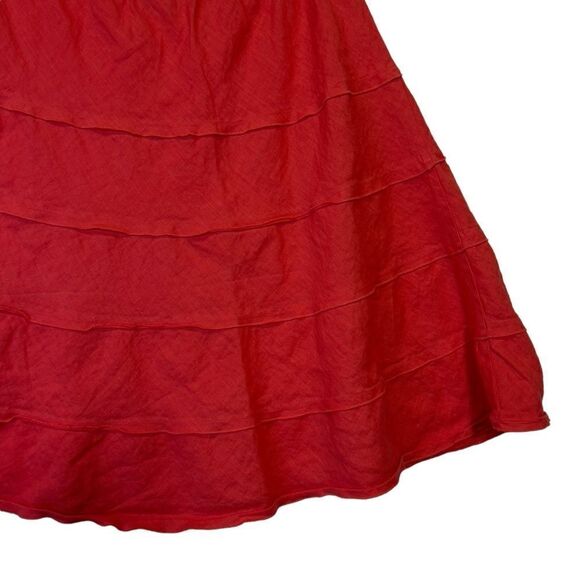 Soft Surroundings 100% Linen Summer Fun Skirt p/s size - Picture 4 of 15